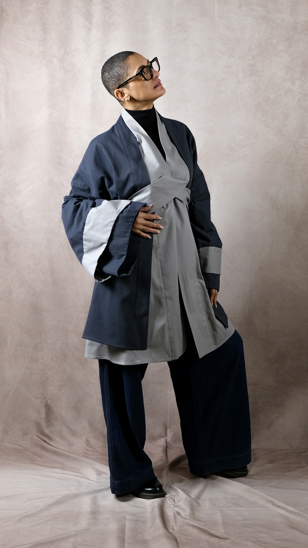 Kimono Double Co-créé –"Be Your Own Shade"